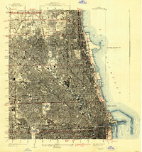 1929 Map of Chicago Loop, Cook County, IL — High-Res | Pastmaps